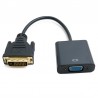 Адаптер Extradigital DVI-D Dual Link (Male)-VGA (Female), 0.15 m