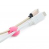 Органайзер для кабеля Cable Clips CC-929 mini (Pink)