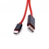 Кабель Extradigital USB A Male to Type C  With LCD display