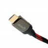 Extradigital HDMI to HDMI, 5m, v2.0, 28 AWG, Gold, Nylon, 2xFerrites