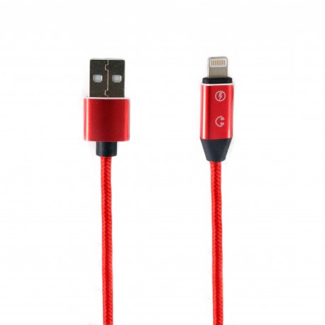 Кабель Extradigital USB A Male to iPhone (lightning handsfree / lightning) x2