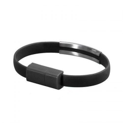 Кабель Extradigital Micro USB to USB  - браслет, 0.2m Черный KBU1783