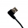Кабель Extradigital угловой USB 2.0 AF / AM 0,25 м 90