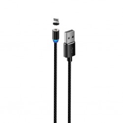 Кабель Extradigital Magnetic USB - Lightning Black