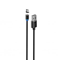 Кабель Extradigital Magnetic USB - USB Type-C Black