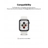 RINGKE SLIM CASE для Apple Watch 5, Apple Watch 4, Apple Watch 6. Apple Watch SE (44mm) Matte Blue / Clear (RCA4910)