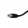 Кабель Extradigital USB Тип B (famale) -Mini USB тип B (male), 1m, подовжувач з кріпленням