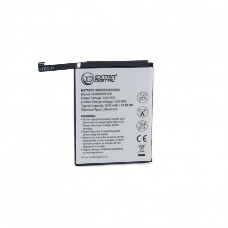 Аккумулятор ExtraDigital для Huawei P Smart Plus HB356687ECW 3340 mAh BMH6496