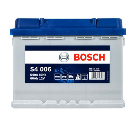 Автомобільний акумулятор BOSCH 60Ah 540A L+ (лівий +) S40 060