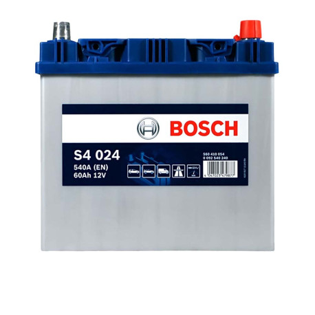 Автомобільний акумулятор BOSCH Asia 60Ah 540A R+ (правий +) S40 240