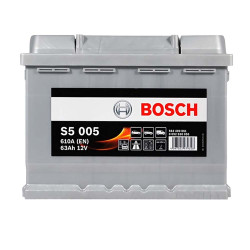 Автомобільний акумулятор BOSCH 63Ah 610A R+ (правий +) S50 050