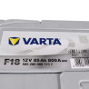 Автомобільний акумулятор VARTA 85Ah 800A R+ (правий +) 585200080 SD (F18) 6CT (h 175)