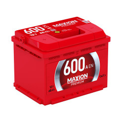 Автомобільний акумулятор MAXION Premium 60 Аh 600A L+ (лівий +)