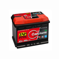 Автомобільний акумулятор ZAP Plus 62Ah 580A R+ (правий +) 562 98