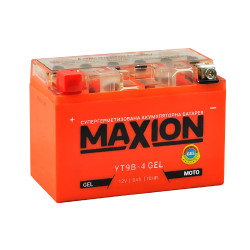 Мото акумулятор MAXION Gel 12V 8A L+ (лівий +) YT 9B-4