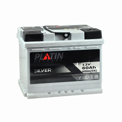 Автомобільний акумулятор PLATIN Silver 60Ah 600A R+ (правий +) MF