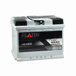 Автомобільний акумулятор PLATIN Silver 60Ah 600A L+ (лівий +) MF