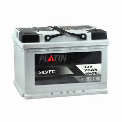 Автомобільний акумулятор PLATIN Silver 78Ah 780A R+ (правий +) MF