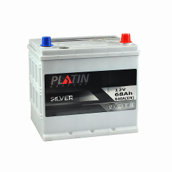 Автомобільний акумулятор PLATIN Silver Asia 68Ah 640A R+ (правий +) SMF