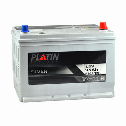 Автомобільний акумулятор PLATIN Silver Asia 95Ah 830A R+ (правий +) SMF