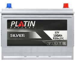 Автомобільний акумулятор PLATIN Silver Asia 100Ah 920A R+ (правий +) SMF