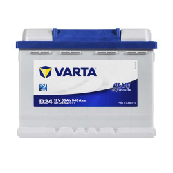 Автомобільний акумулятор VARTA Blue Dynamic 60Ah 540A R+ (правий +) D24