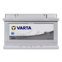Автомобільний акумулятор VARTA Silver Dynamic 74Ah 750А R+ (правий +) E38