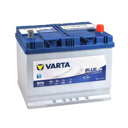 Автомобільний акумулятор VARTA Blue Dynamic EFB Asia72Ah 760A R+ (правий +) N72