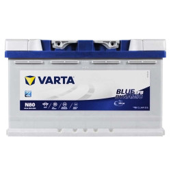 Автомобільний акумулятор VARTA Blue Dynamic EFB 80Ah 800A R+ (правий +) N80