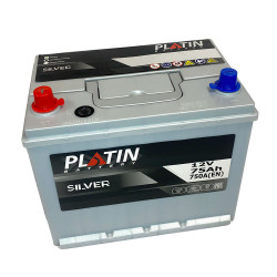 Автомобільний акумулятор PLATIN Silver Asia 75Ah 750A L+(лівий+) н.к. SMF N50