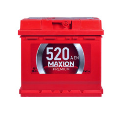Автомобільний акумулятор MAXION Premium 50Аh 520A R+ (правий +) TR L1