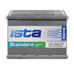 Автомобільний акумулятор ISTA Standard 60Аh 540А R+ (правий +) L2