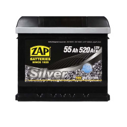 Автомобільний акумулятор ZAP Silver 55Ah 520A L+ (правий +) L1 (555 85)