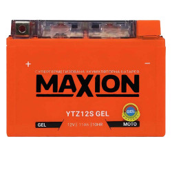 Мото акумулятор MAXION GEL 12V 11A L+ (лівий +) YTZ 12S