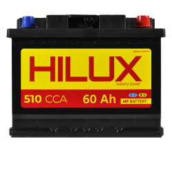 Автомобільний акумулятор HILUX Black 60Ah 510A R+ (правий +) L2