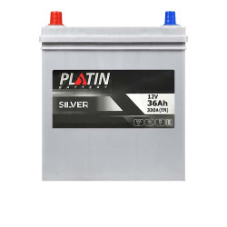 Автомобільний акумулятор PLATIN Silver Asia 36Ah 330A L+ (лівий) SMF NS40 т.к.