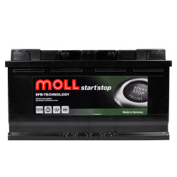 Автомобільний акумулятор MOLL EFB (L5) 95Ah 900A R+ (правий +)