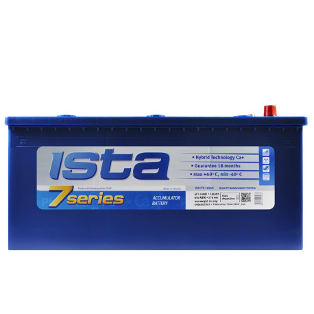 Автомобільний акумулятор ISTA 7 Series (D4) 140Ah 850A L+