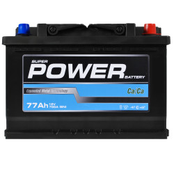 Автомобільний акумулятор POWER MF Black (L3) 77Ah 700A R+