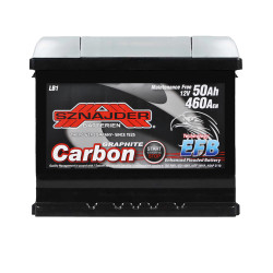 Автомобільний акумулятор SZNAJDER Carbon Start Stop EFB (550 08) (LB1) 50Аh 450А R+ (h175)