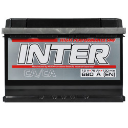 Автомобільний акумулятор INTER high performance (L3) 75Ah 680A R+