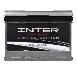 Автомобільний акумулятор INTER limited edition (L2) 60Ah 600A R+