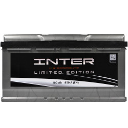 Автомобільний акумулятор INTER limited edition (L5) 100Ah 850A R+