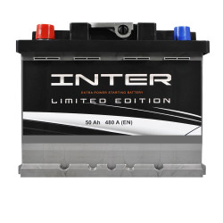 Автомобільний акумулятор INTER limited edition (L1) 50Ah 480A L+
