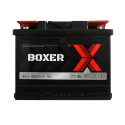 Автомобільний акумулятор BOXER (555 80) (L2) 60Ah 520A R+ (правий +)