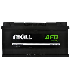 Автомобільний акумулятор MOLL AFB (L6) start/stop 106Ah 980A R+ (правий +)