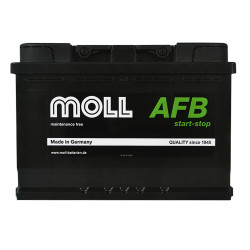 Автомобільний акумулятор MOLL AFB (L3) start/stop 76Ah 760A R+ (правий +)