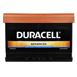 Автомобільний акумулятор DURACELL Advanced (L3) 74Ah 680A R+ (правий +)