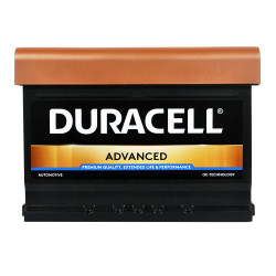 Автомобільний акумулятор DURACELL Advanced (LB2) 60Ah 540A R+ (правий +) h 175