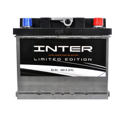 Автомобільний акумулятор INTER limited edition (L1B) 50Ah 480A R+ (правий +)